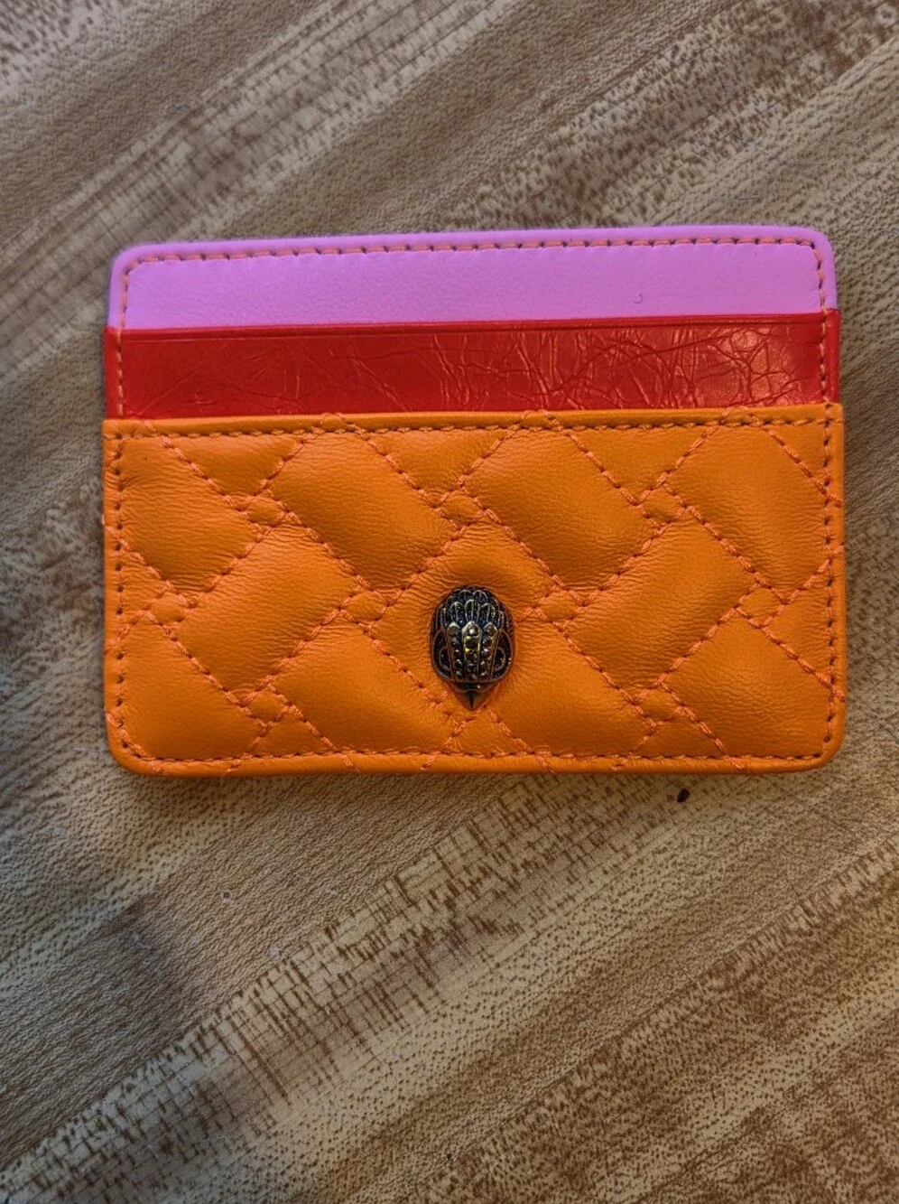 Kurt Geiger NWT/NIB Quilted Color Block Card Holder